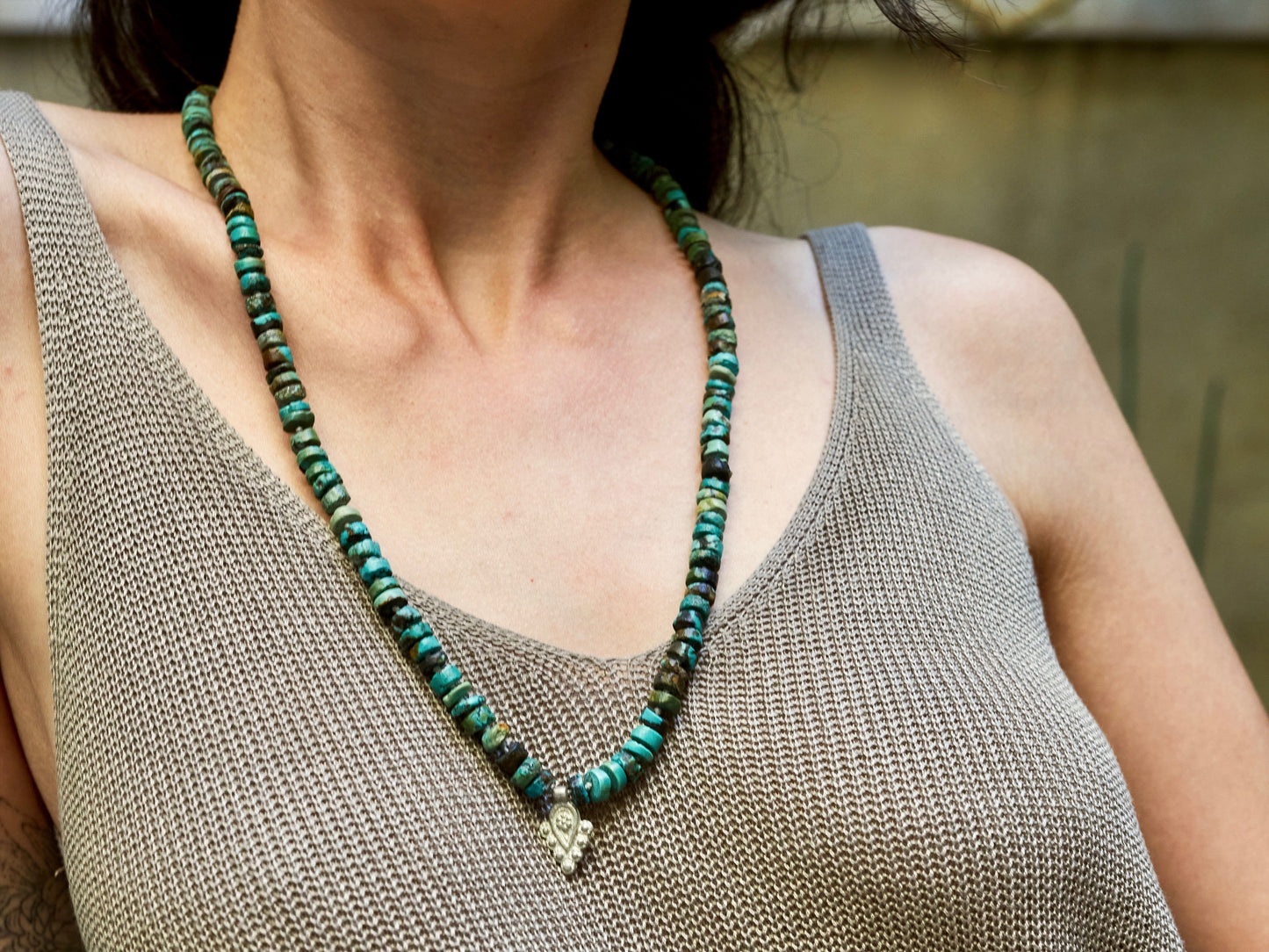 Turquoise Antique Mala