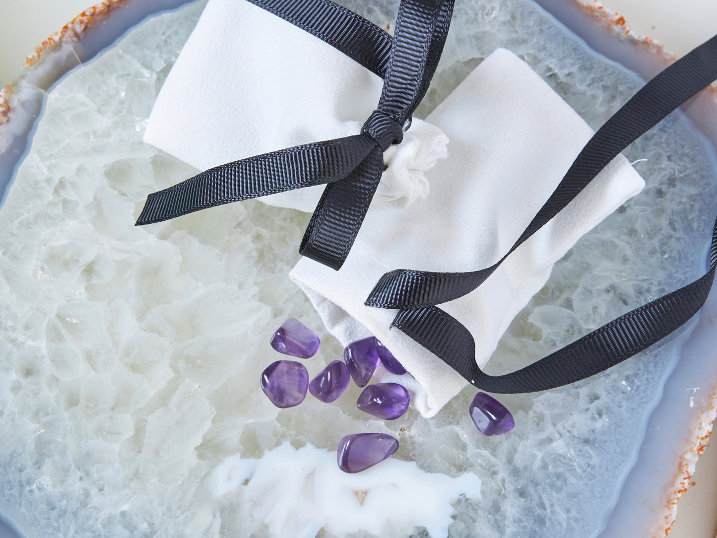 Amethyst mini pouch