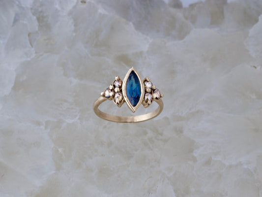 14K Gold Marquise Ring